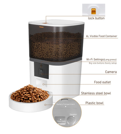 Mirza SmartFeed™ Pro Automatic Pet Feeder